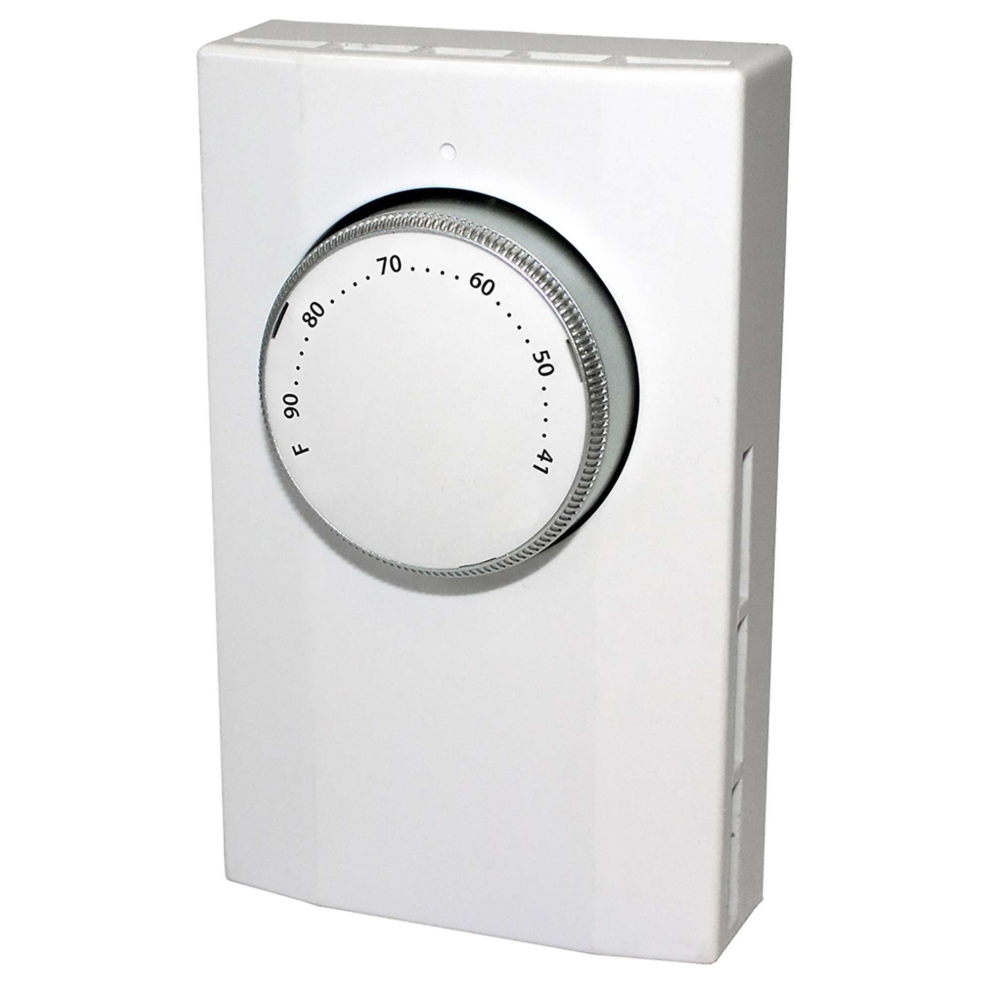 King Electrical Single Pole Mechanical Thermostat, White, Model# K101